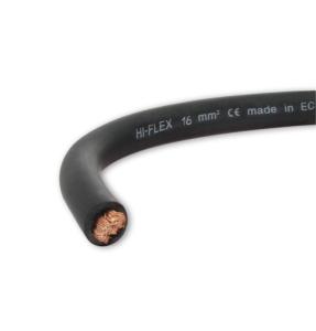 CABLE ELECTRIQUE EXTRA SOUPLE BATTERIE SOUDAGE NOIR 16 mm²