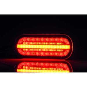 FEU ARRIERE RECTANGULAIRE UNIVERSELLE 3 FONCTIONS LED 12/24V