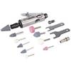MINI MEULEUSE PNEUMATIQUE AVEC MEULES ET ACCESSOIRES