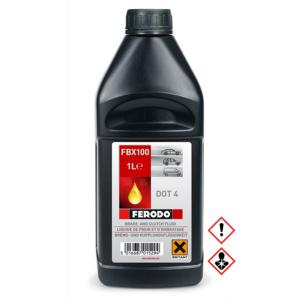 LIQUIDE DE FREIN FERODO "DOT 4" BIDON DE 1 LITRE