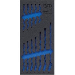 INSERT DE SERVANTE 1/3 BGS TECHNIC JEU DE 12 CLES MIXTES 6 à 22 VIDE