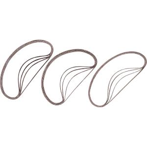 ASSORTIMENT BANDES ABRASIVES, À PONCER (12) POUR LIMES 10x330