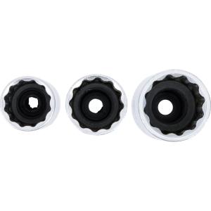 JEU DE 3 DOUILLES POUR BOUGIES 14, 16 ET 18 MM PAROI EXTRAFINE