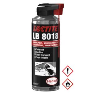 LOCTITE LB 8018 SUPER DEGRIPPANT LUBRIFIANT CARTON DE 12 x 400 ml