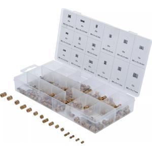 ASSORTIMENT 330 INSERTS FILETES EN LAITON M2/M3/M4/M5 POUR PLASTIQUES