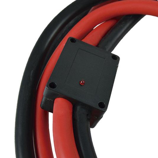 Câbles De Démarrage Silverline 200A Max, 2.2m, Pinces Cuivre - Pour Dépanner Une Batterie De Voiture Faible