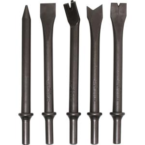 LOT DE 5 BURINS BGS TECHNIC QUEUE RONDE MARTEAU BURINEUR PNEUMATIQUE