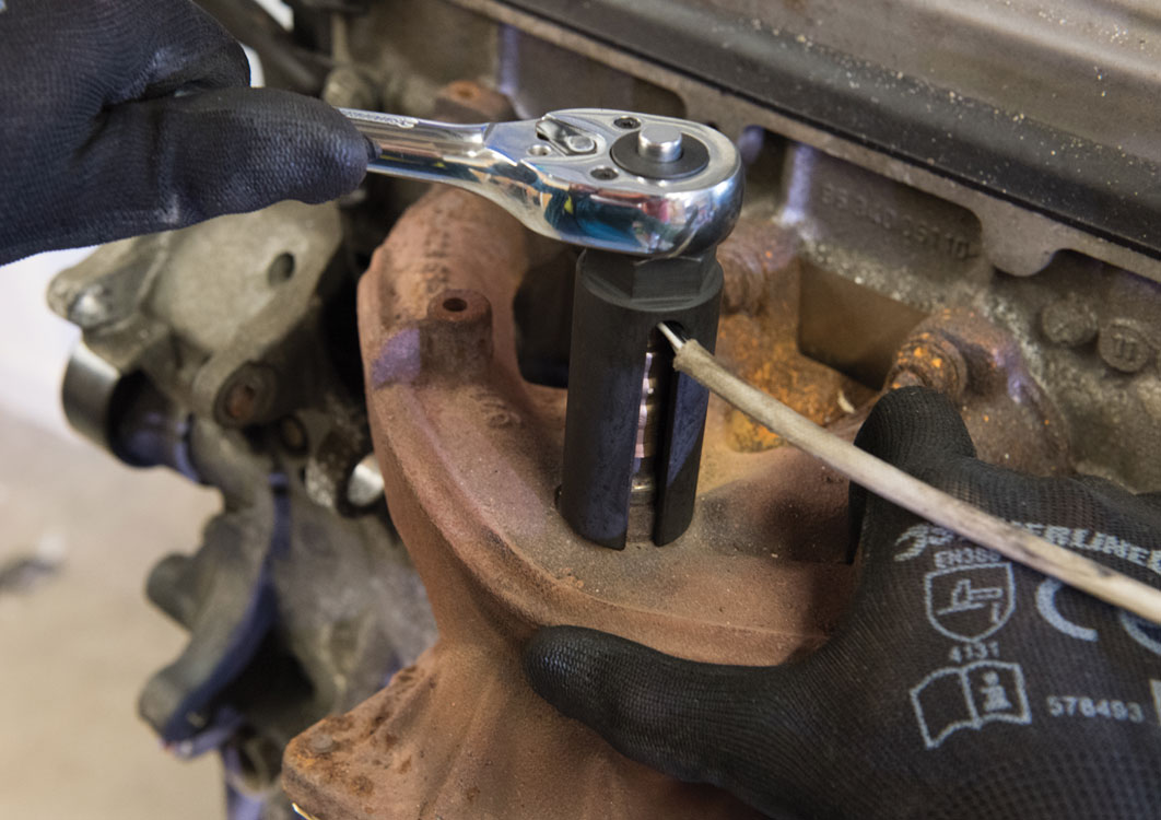 Jeu De 5 Douilles Pour Sonde Lambda 22mm - Entraînement 3/8" Et 1/2", Acier Chromoly, Pour Démontage Et Réparation
