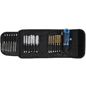 KIT BROSSES DE NETTOYAGE INJECTEURS, BOUGIES 20 PIECES