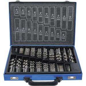 COFFRET FORETS HSS TAILLES MEULES DE 1 à 10 mm DIN 338 BOITE DE 170 