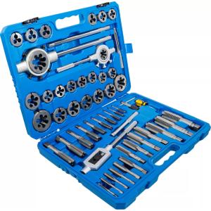 COFFRET JEU DE TARAUDS ET FILIERES DE M6 à M30 - 51 PIECES