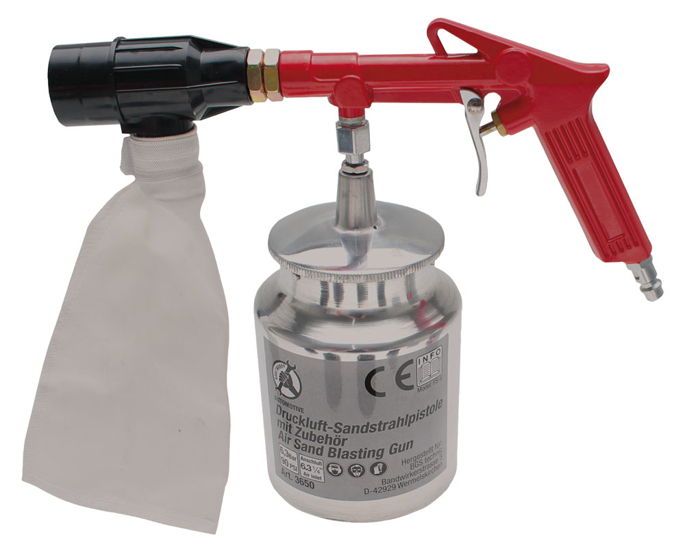 Pistolet De Sablage Mobile Avec Tuyau 4,5 M - Capacité 50 Lb - Pression Max 120 Psi