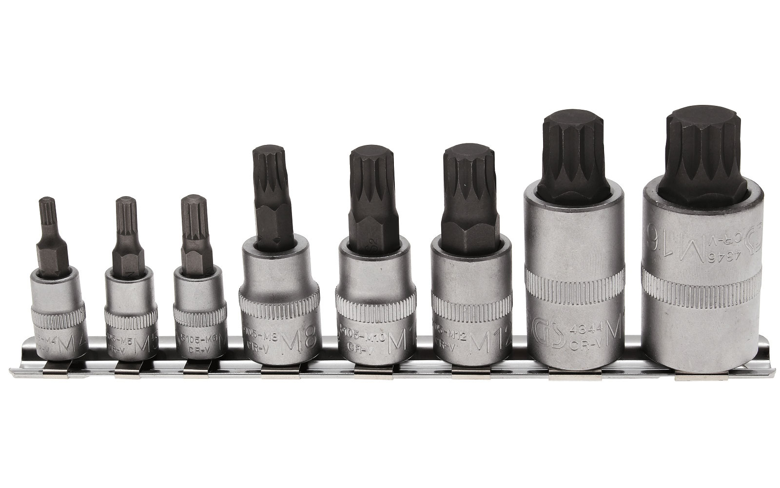 | denture multiple intérieure 10 mm Jeu d’embouts BGS 5006 3/8 pour XZN | 6 pièces 
