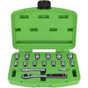 CLES A DOUILLES DEBOUCHEES 4 à 14 EN COFFRET 1/4