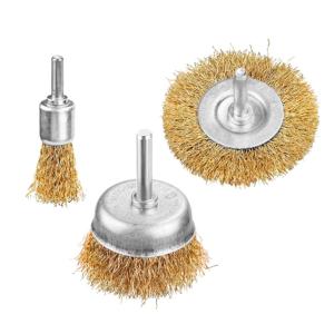 BROSSES METALLIQUES DROITES ASSORTIES