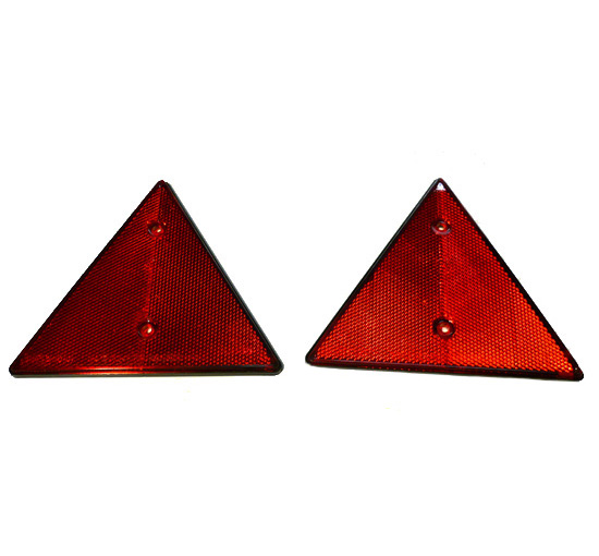 2 triangles réfléchissants pour remorque (catadioptre) vendu par lot de 2  pieces