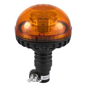 GYROPHARE A LED BITENSION 12/24 VOLTS BASE FLEXIBLE FAIBLE HAUTEUR