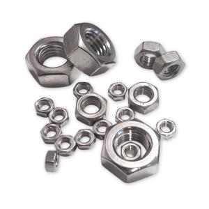 ECROUS DIN 934 6 PANS INOX A4 AISI 316 GAMME DE 5 à 16 mm