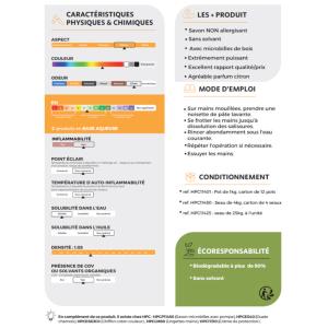 PATE LAVANTE MAINS, SAVON MECANICIEN AUX MICROBILLES NATURELLES - 4kg