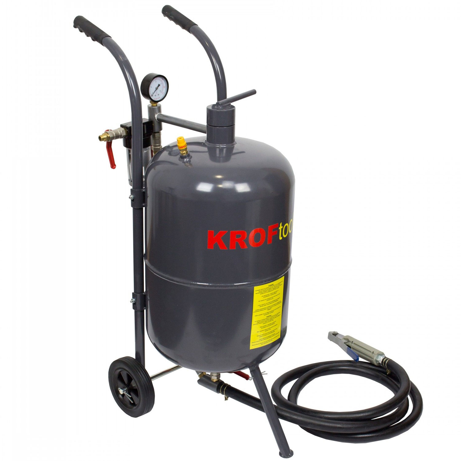 sableuse mobile, sablage a air comprime 80l kroftools