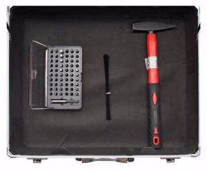 CAISSE A OUTILS - MALLETTE ALUMINIUM 129 PIECES 425 x 350 x 235 mm