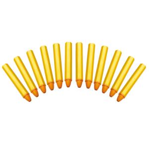 MARQUEURS GRAS CRAIE GRASSE JAUNE BGS TECHNIC 12 PIECES