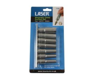 JEU DE DOUILLES LASER TOOLS LONGUES DE 7 à 14 mm 3/8