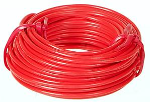 FIL ELECTRIQUE AUTO SOUPLE 4 mm² ROUGE (10 M)