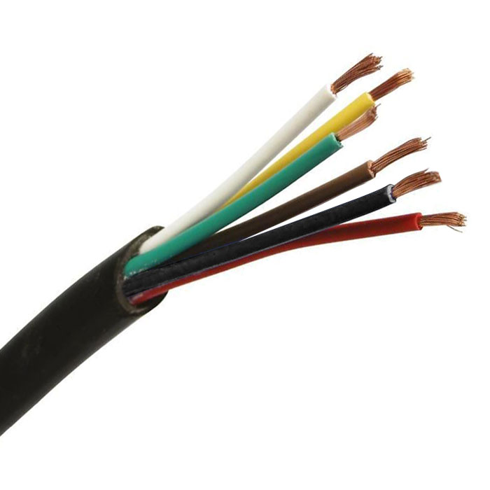CABLE ELECTRIQUE AUTO SOUPLE 6 X 0,75 mm² (50 M)