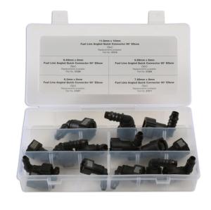 COFFRET ASSORTIMENT DE RACCORDS DE CARBURANT ANGULES