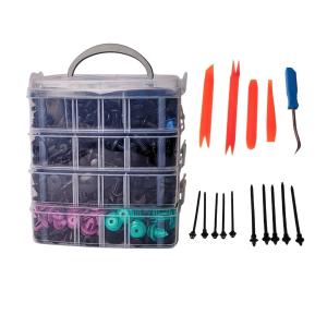 1180 PIECES CLIPS DE FIXATION POUR VOITURES AVEC OUTILS DE DEMONTAGE