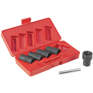 COFFRET DOUILLES EXTRACTEURS D'ECROUS, DE BOULONS CARRE 1/2"