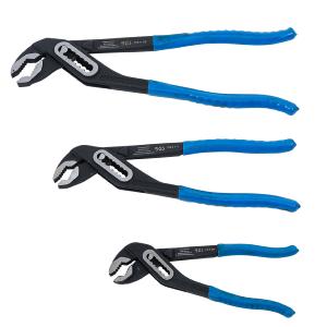 BGS Jeu De 3 Pinces Multiprises - 175/240/300mm Pour Professionnels Et Bricolage
