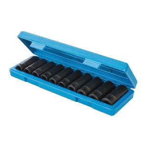 DOUILLES A CHOC PROFONDES IMPACT 1/2" COFFRET DE 10 DOUILLES LONGUES
