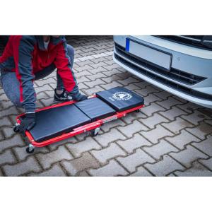 PLANCHE A ROULETTES, CHARIOT DE VISITE PLIABLE TABOURET ATELIER 150kg