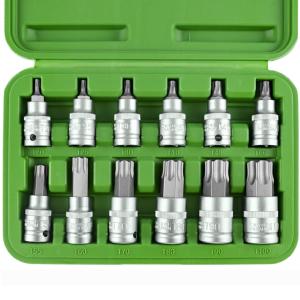 12 TORX T20, T25, T30, T40, T45, T50, T55, T60, T70, T80, T90, T100