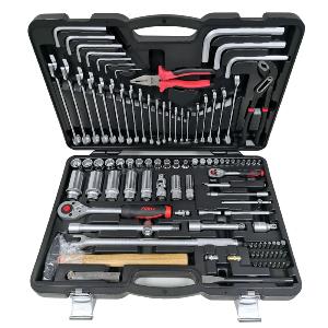 MALLETTE OUTILLAGE A MAIN COMPLETE 107 OUTILS QUALITE PROFESSIONNELLE