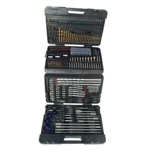 COFFRET FORETS, EMBOUTS, ACCESSOIRES pour PERCEUSE VISSEUSE - 204 PCS