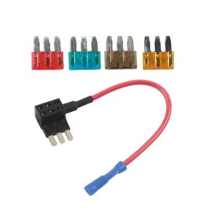 SACHETS DE MICRO FUSIBLES 3 LAMES ET PORTE FUSIBLES AU CHOIX