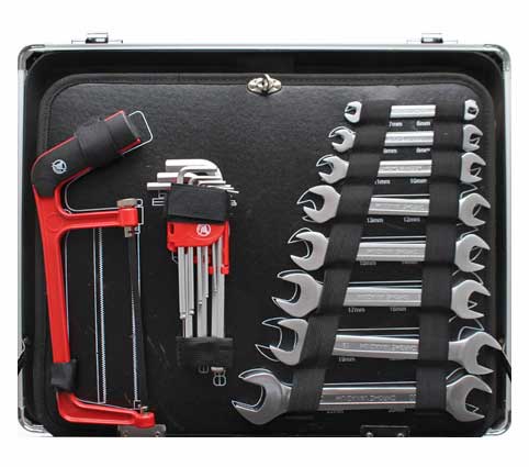 Mallette outils complète 900 pièces en aluminium Chariot à outils