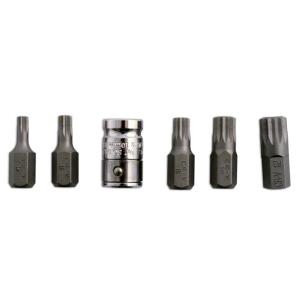 EMBOUTS LASER TOOL CHROME VANA XZN SPLINE M5 A M12 ADAPTATEUR 3/8"