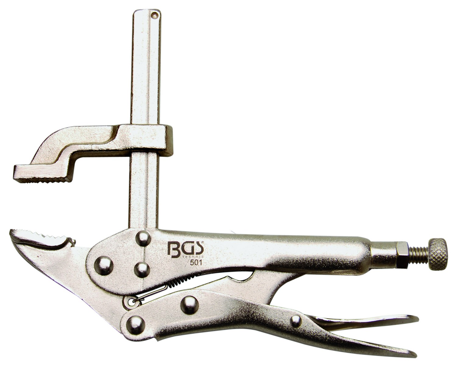 Pince étau De Soudure BGS Technic 250 Mm - Pour Maintenir Pièces En V - Serrage Puissant