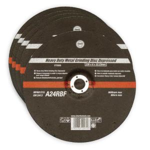 LOT 5 DISQUES A MEULER EBARBER LES METAUX MOYEU DEPORTE 230x6x 22.2