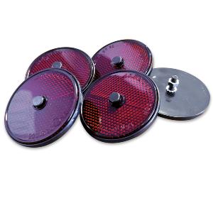 CATADIOPTRE ROUGE Ø 60 MM A VISSER - LOT DE 5