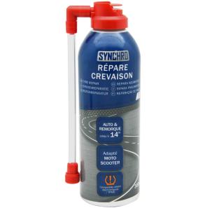 BOMBE AEROSOL REPARE CREVAISON 300 ml, ANTI CREVAISON