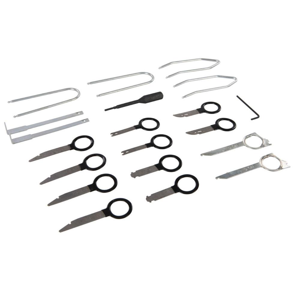  4 PCS Clé Extraction Autoradio, Outils de Démontage