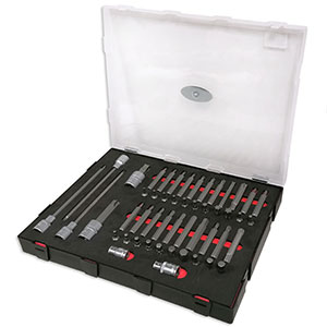 EMBOUTS TORX, HEXAGONAUX et XZN COFFRET DE 49 PIECES