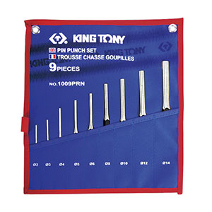 JEU DE CHASSE GOUPILLES KING TONY 9 PIECES DE 2 à 14 mm  PRO