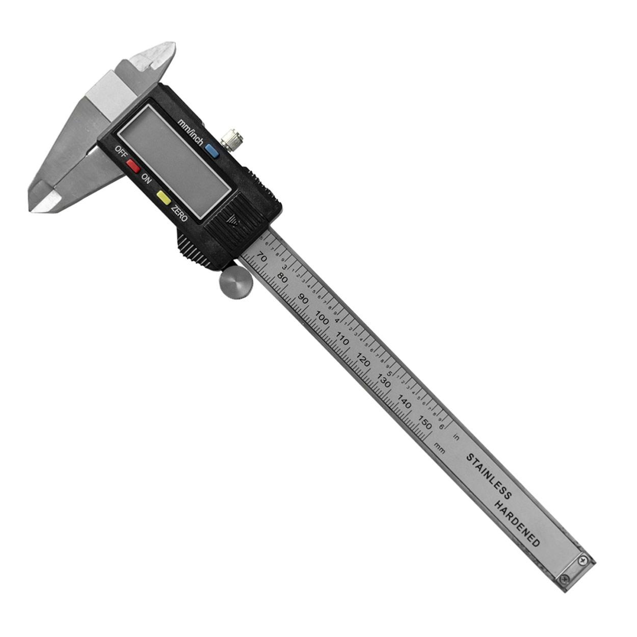 Pied à Coulisse Numérique LEOFLAC 150 Mm Avec Écran LCD | Précision 0,01 Mm Et Conversion Pouces/cm - Étuide Protection Incluse
