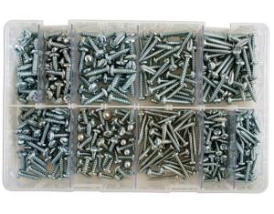 ASSORTIMENT DE VIS AUTOPERCEUSES TYPE PARKER N° 8 A 12